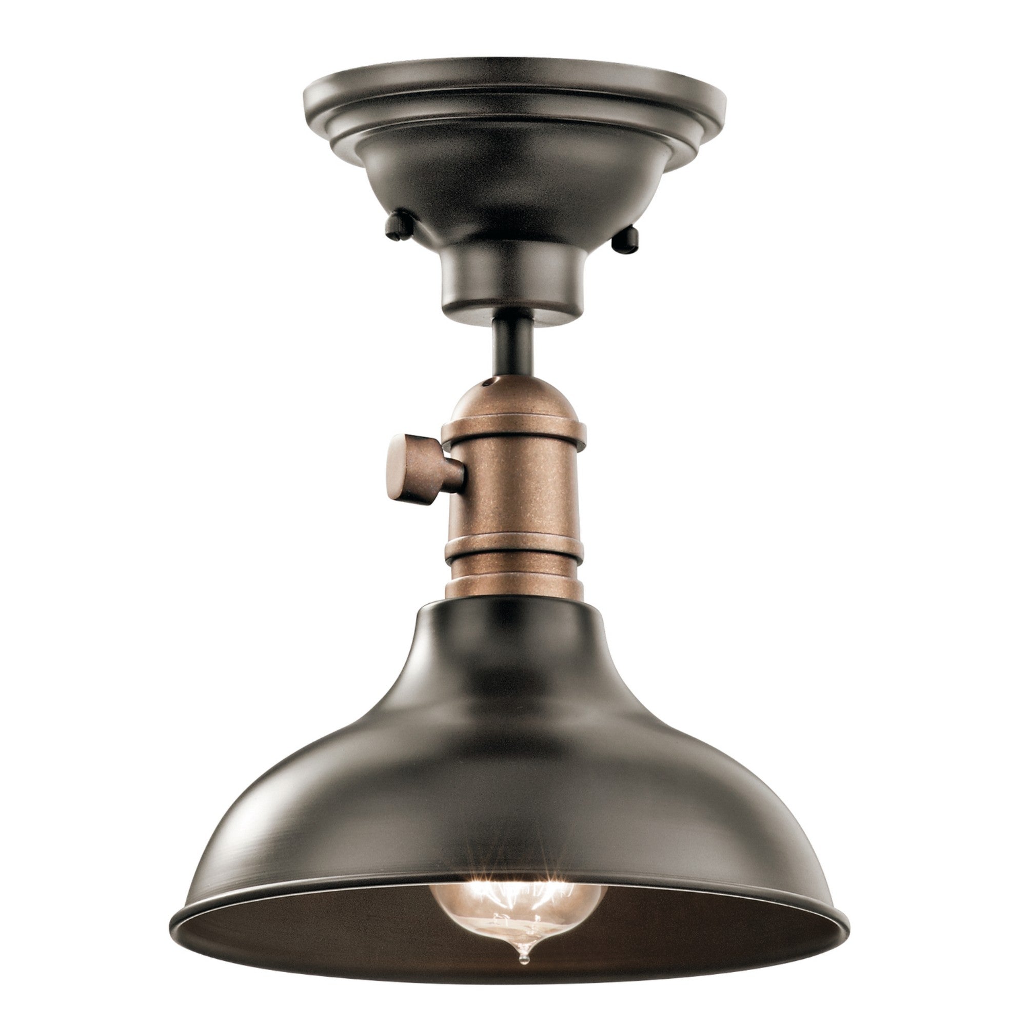 Cobson Convertible Pendant/Semi flush Mount Light Bronze - Bees Lighting