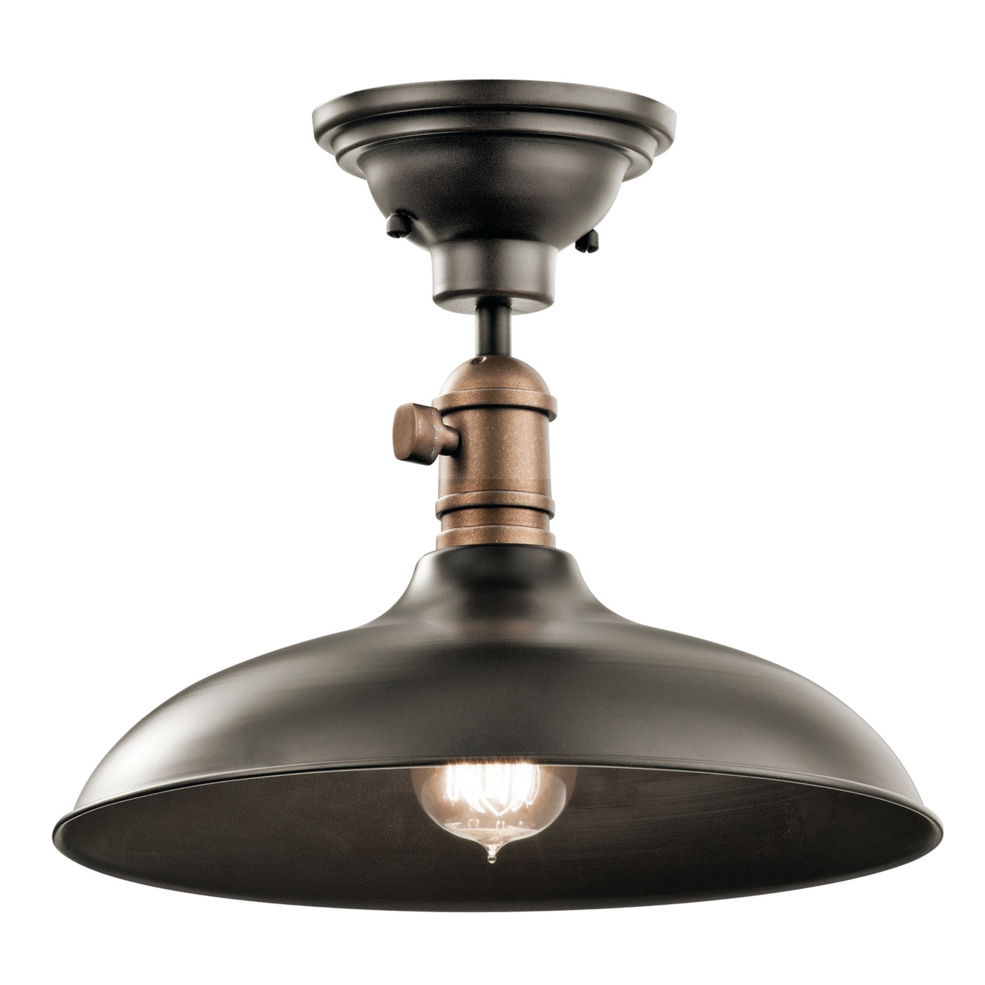 Cobson Convertible Pendant/Semi flush Mount Light Bronze - Bees Lighting