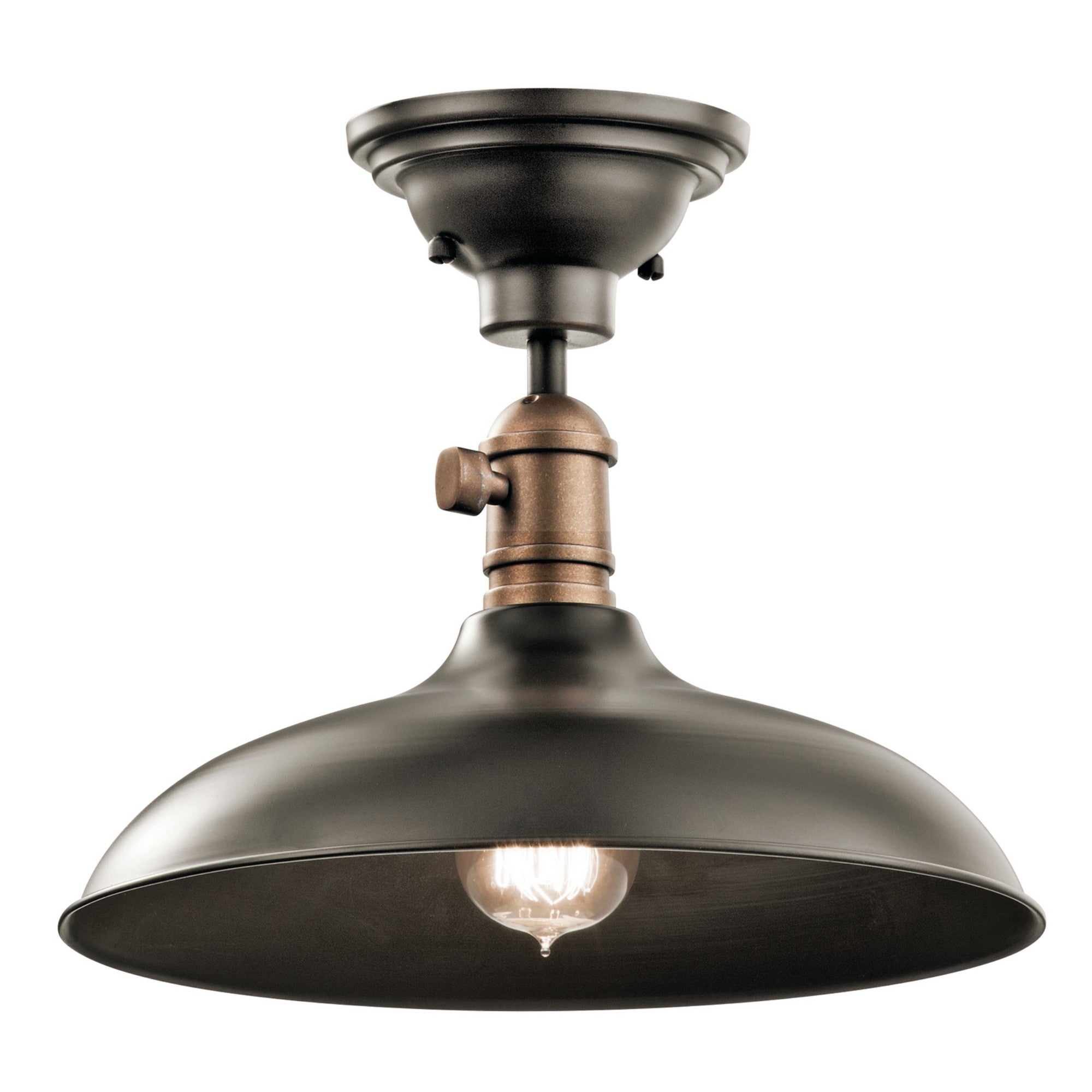 Cobson Convertible Pendant/Semi flush Mount Light Bronze - Bees Lighting