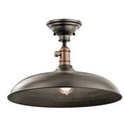 Cobson Convertible Pendant/Semi flush Mount Light Bronze - Bees Lighting