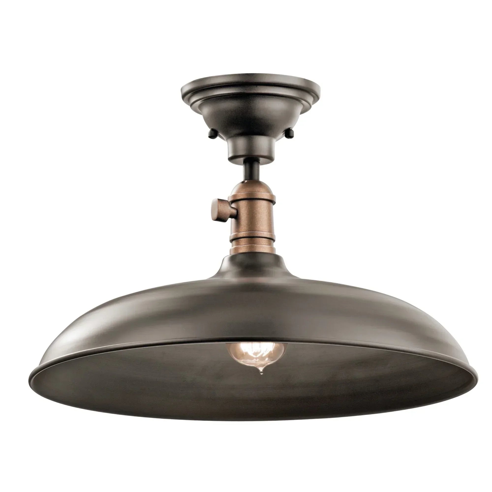 Cobson Convertible Pendant/Semi flush Mount Light Bronze - Bees Lighting