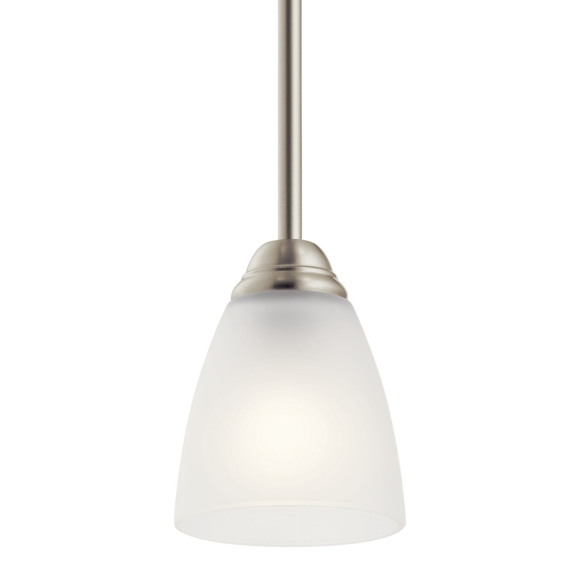 Jolie 5" Mini Pendant, Brushed Nickel Finish - Bees Lighting
