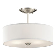Shailene Round Semi Flush Ceiling Light - Bees Lighting