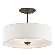 Shailene Round Semi Flush Ceiling Light - Bees Lighting