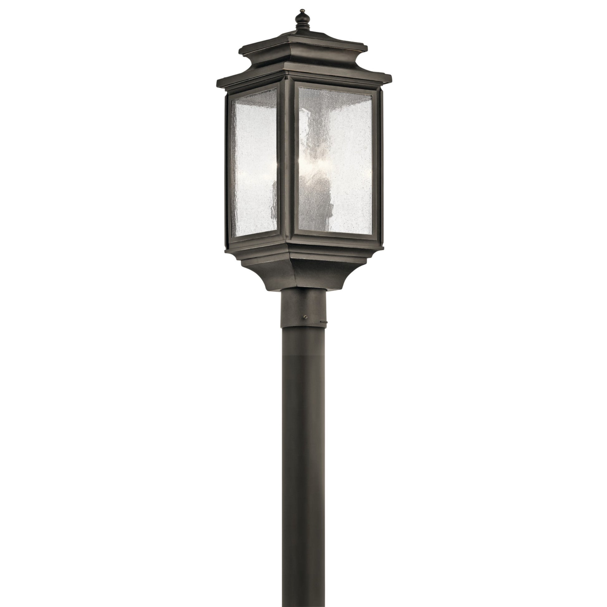 Wiscombe Park 23" 4-Light Outdoor Post Light, Olde Bronze Finish - Bees Lighting