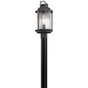 Ashland Bay 19" Outdoor Post Light, Weathered Zinc Finish - Bees Lighting
