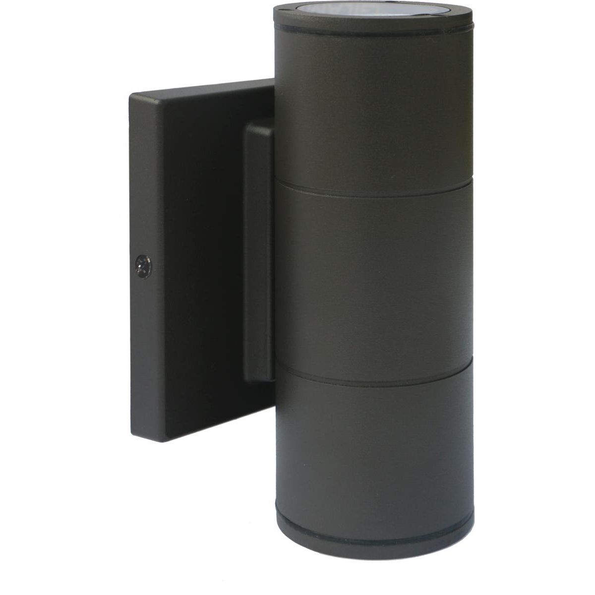 2 Lights LED Outdoor Cylinder Wall Light, Up/Down Lights