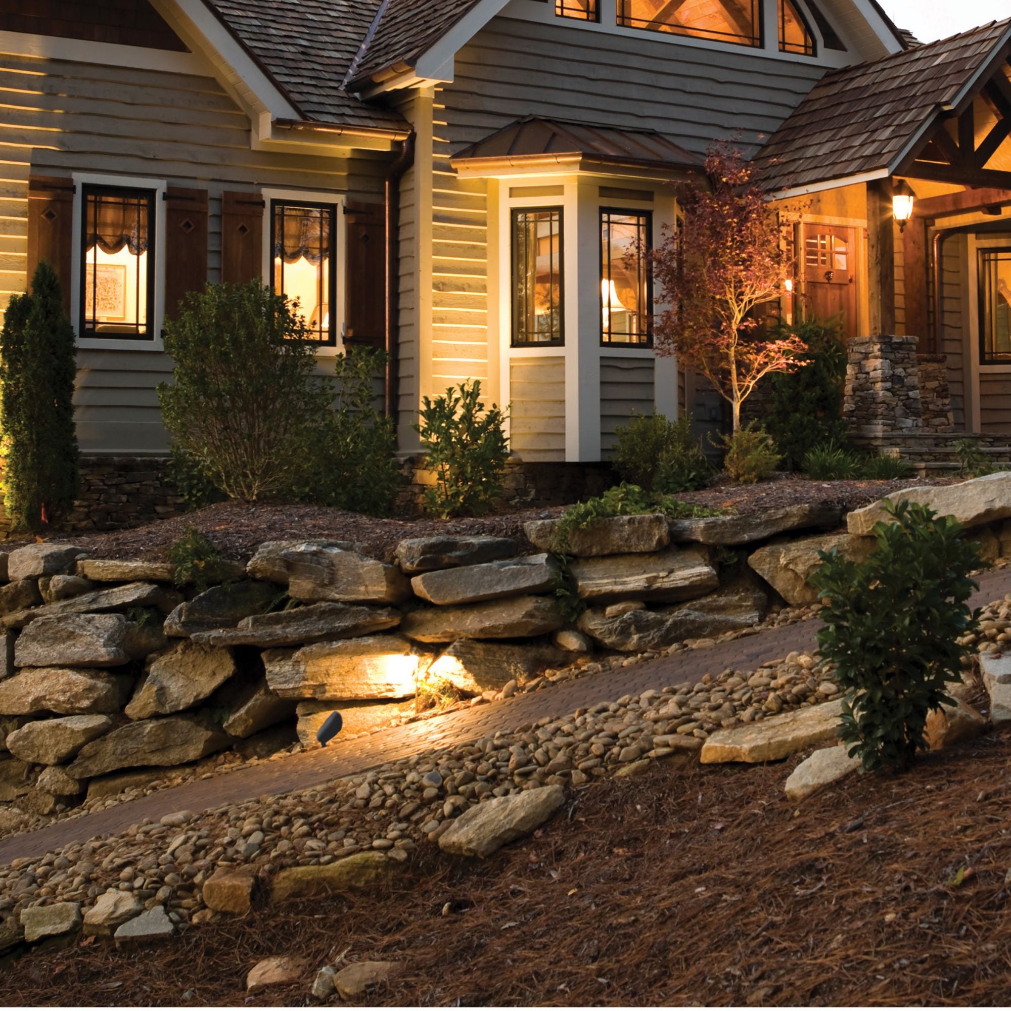 LED Landscape Flood Light 6 Watts 640 Lumens 3000K 120V Dark Gray Finish