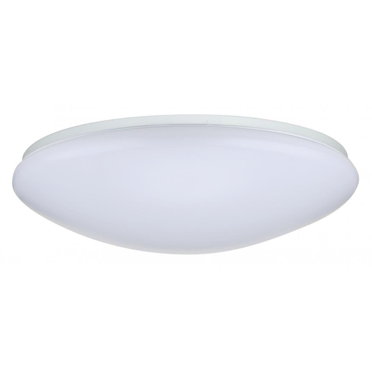 LED Flush Mount Light Selectable CCT White finish