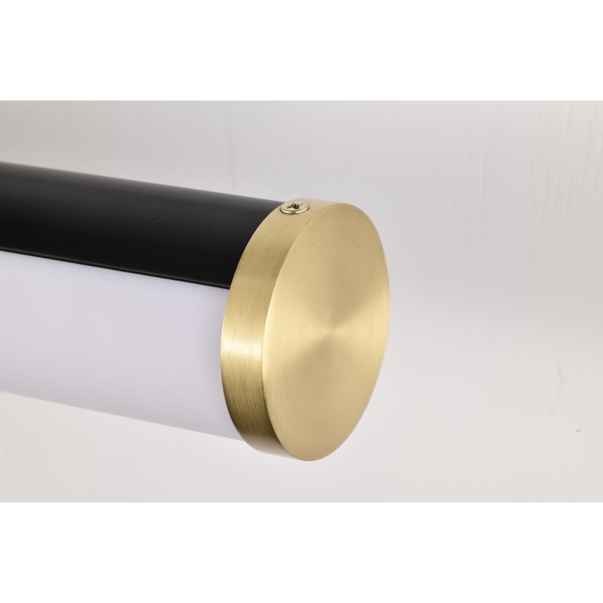 Solano 24 in. LED Bath Bar Brass and Matte Black Finish - Bees Lighting