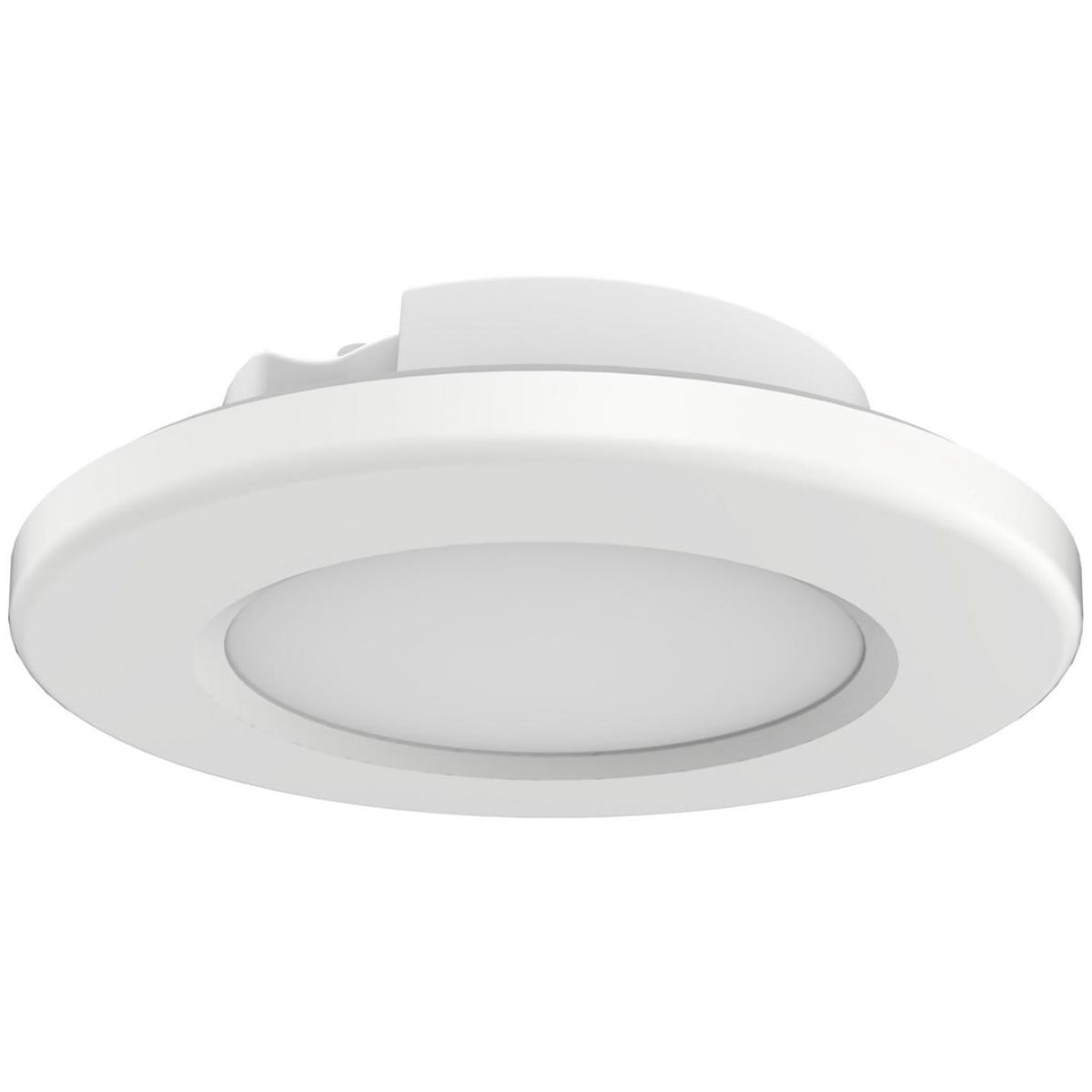 4 In. LED Disk / Surface Mount Light 3000K White Finish Contractor Pack Of 6 - Bees Lighting