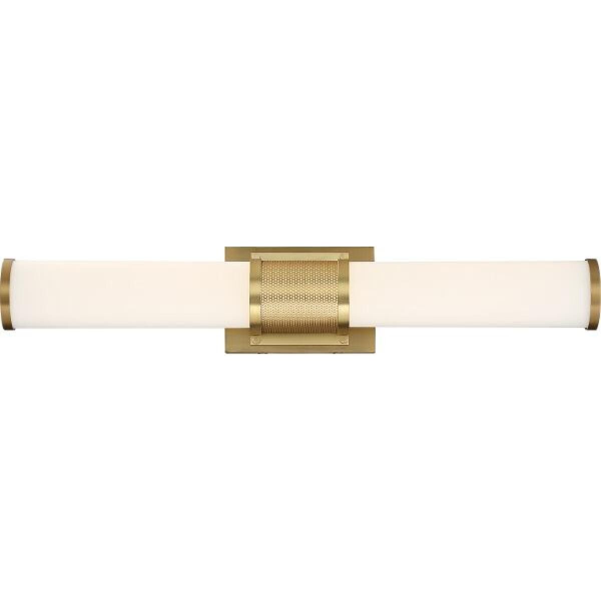Caper LED Bath Bar 3000K Brass Finish, Frosted Acrylic Lens