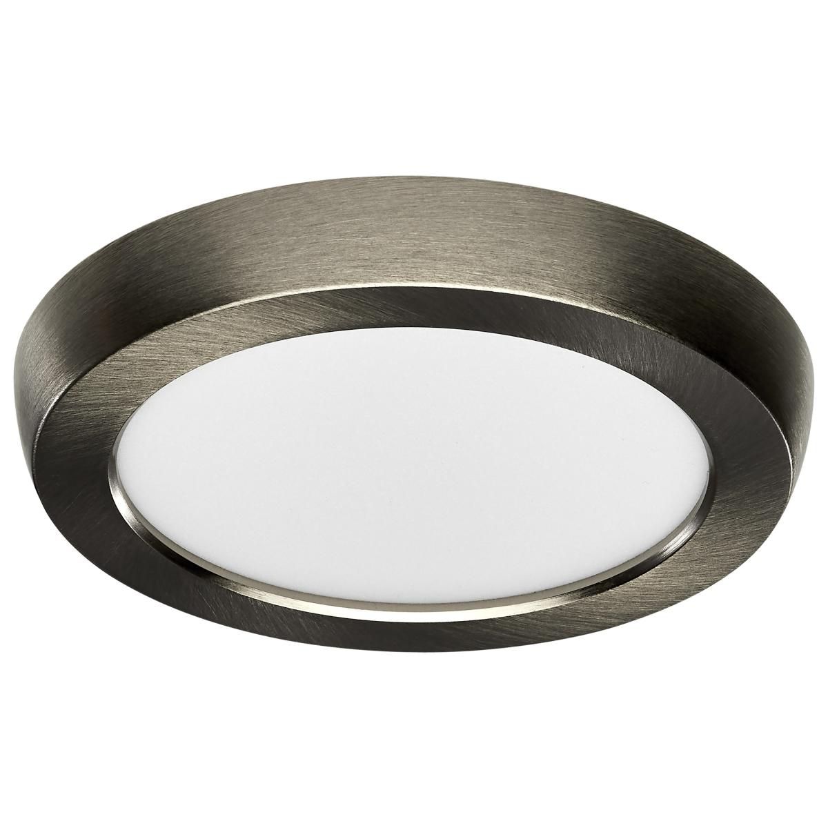 Blink 5 in. LED Round Disk Light 9W Selectable CCT Brushed Nickel Finish - Bees Lighting