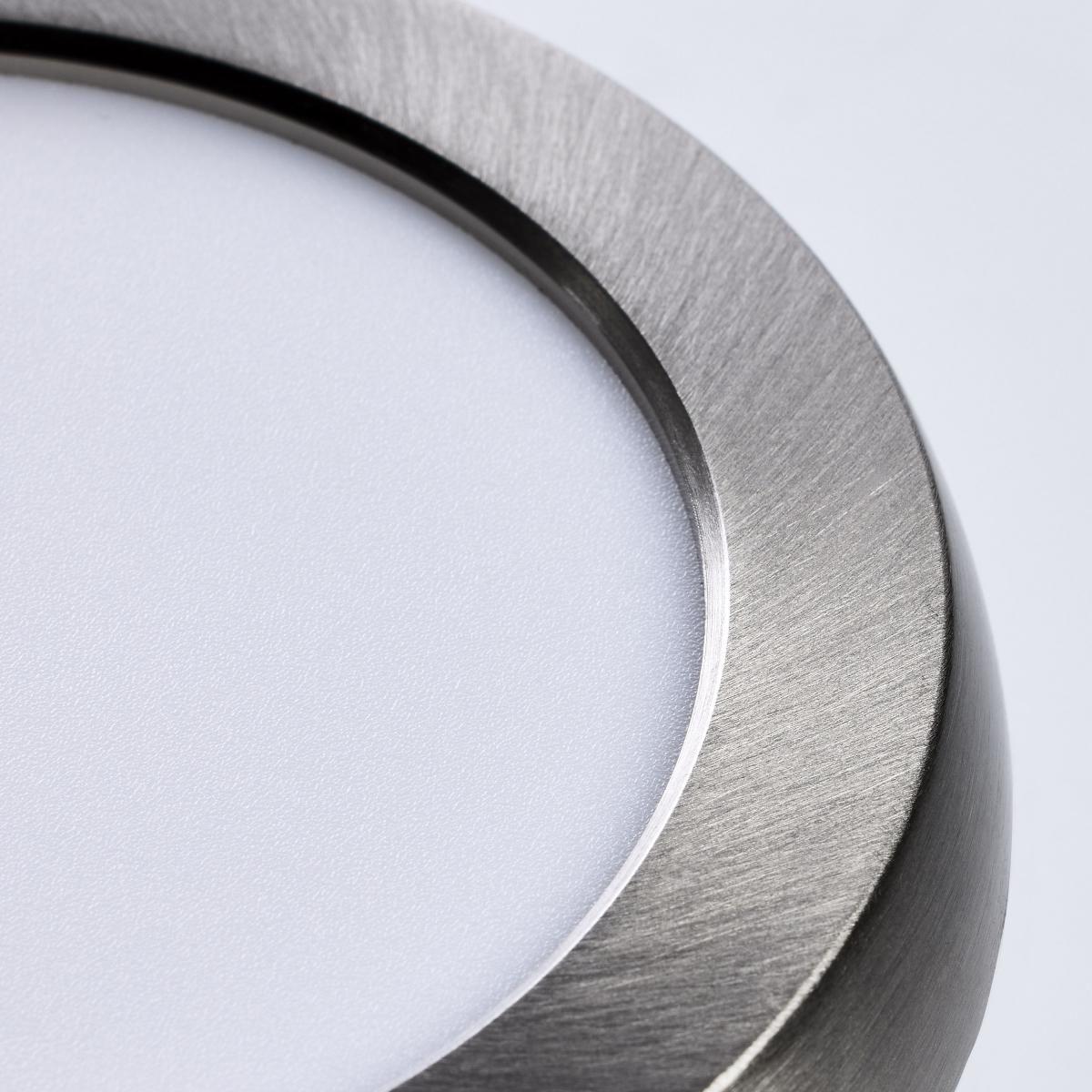 Blink 5 in. LED Round Disk Light 9W Selectable CCT Brushed Nickel Finish - Bees Lighting