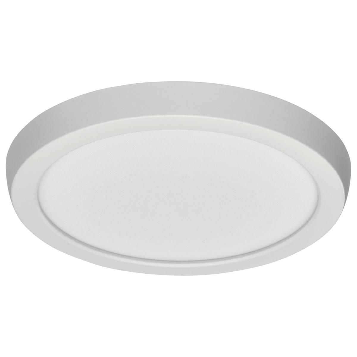Blink 7 in. LED Round Disk Light 11W Selectable CCT White Finish - Bees Lighting