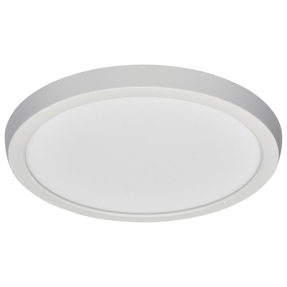 Blink 9 in. LED Round Disk Light 13W Selectable CCT White Finish - Bees Lighting