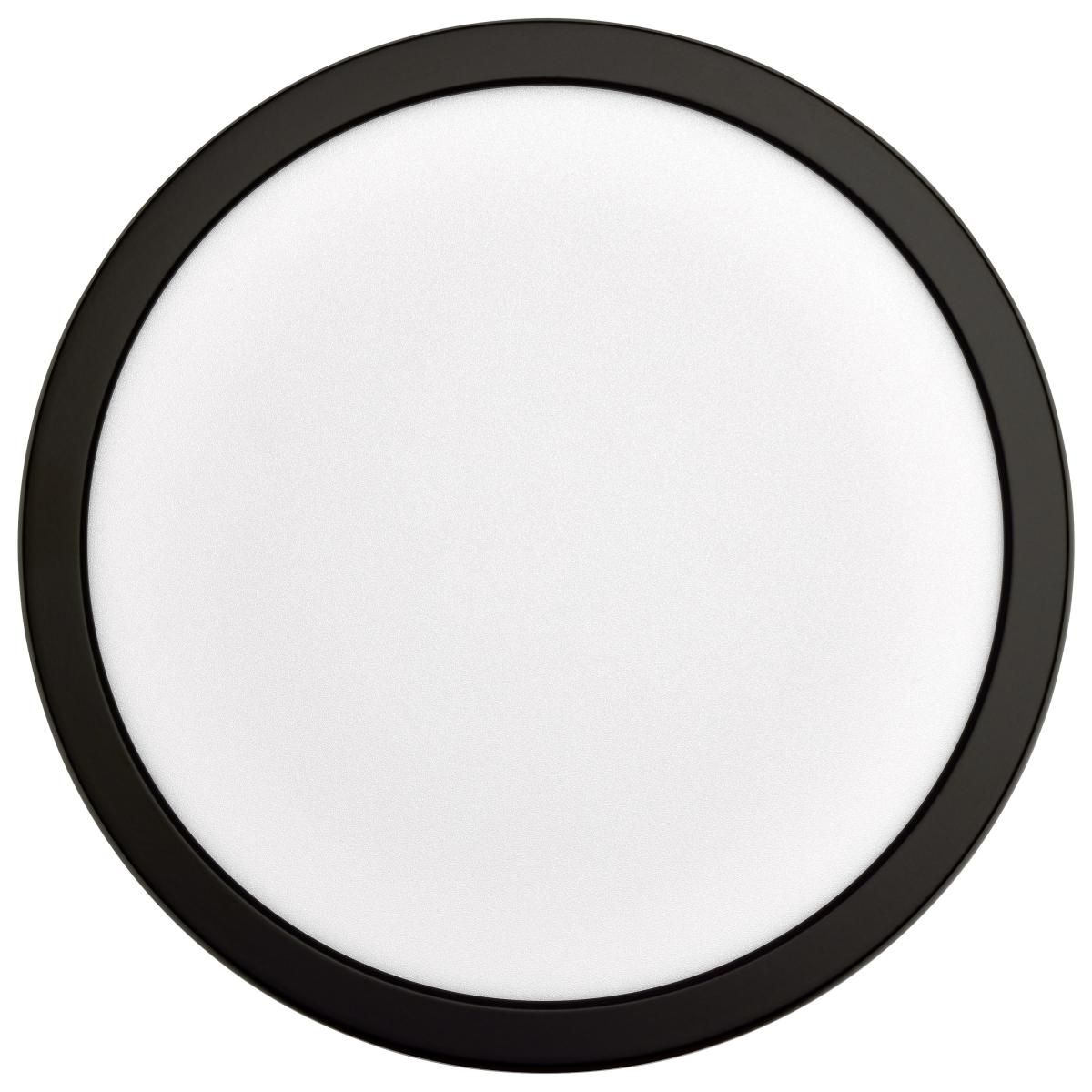 Blink 9 in. LED Round Disk Light 13W Selectable CCT Black Finish - Bees Lighting