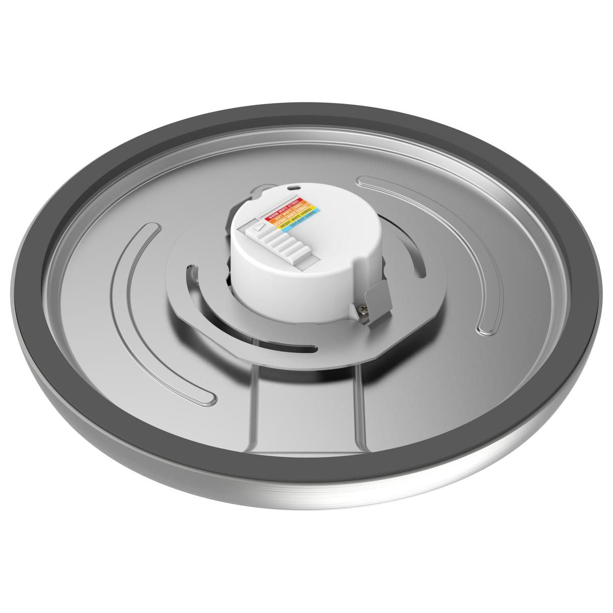 Blink 9 in. LED Round Disk Light 13W Selectable CCT Brushed Nickel Finish - Bees Lighting