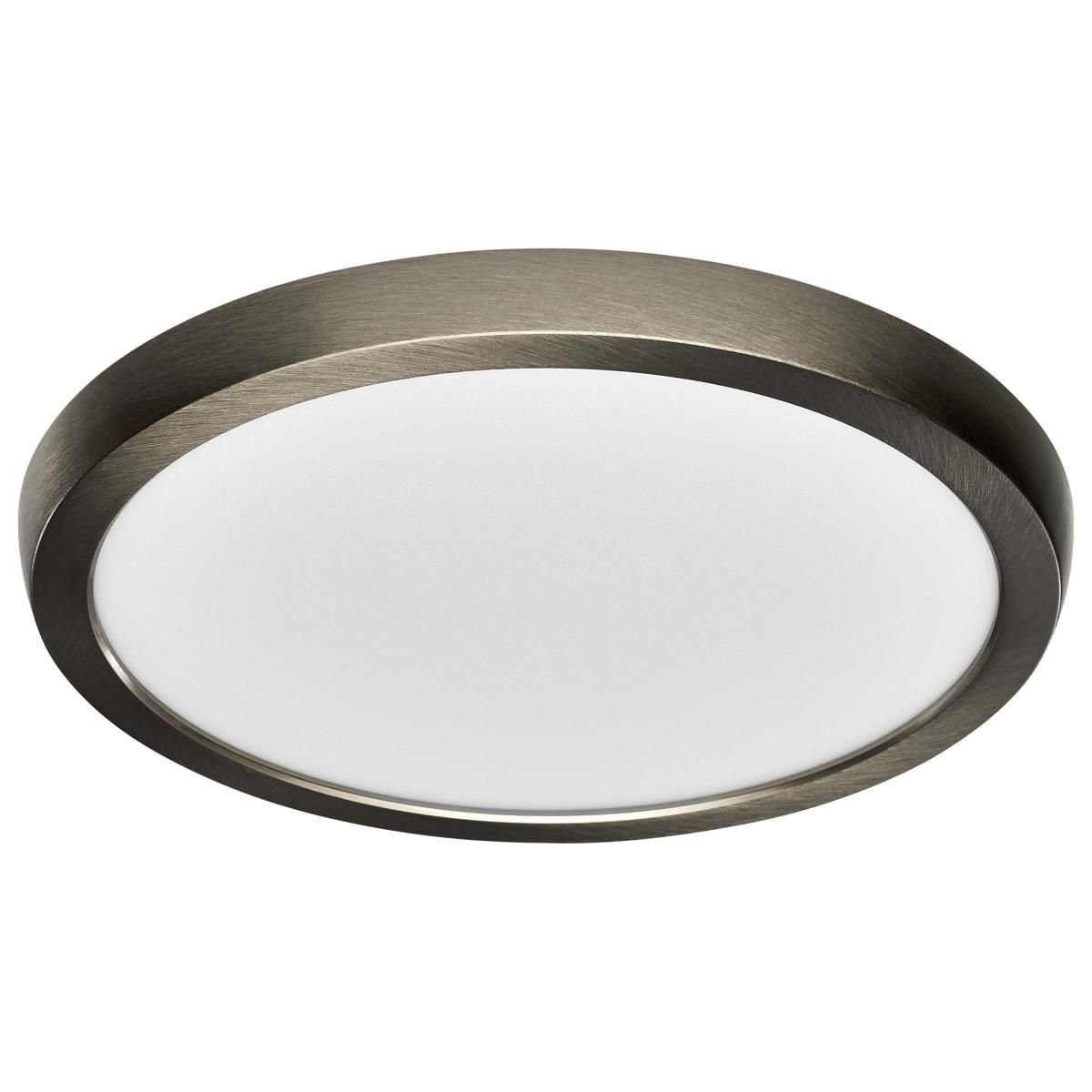 Blink 9 in. LED Round Disk Light 13W Selectable CCT Brushed Nickel Finish - Bees Lighting