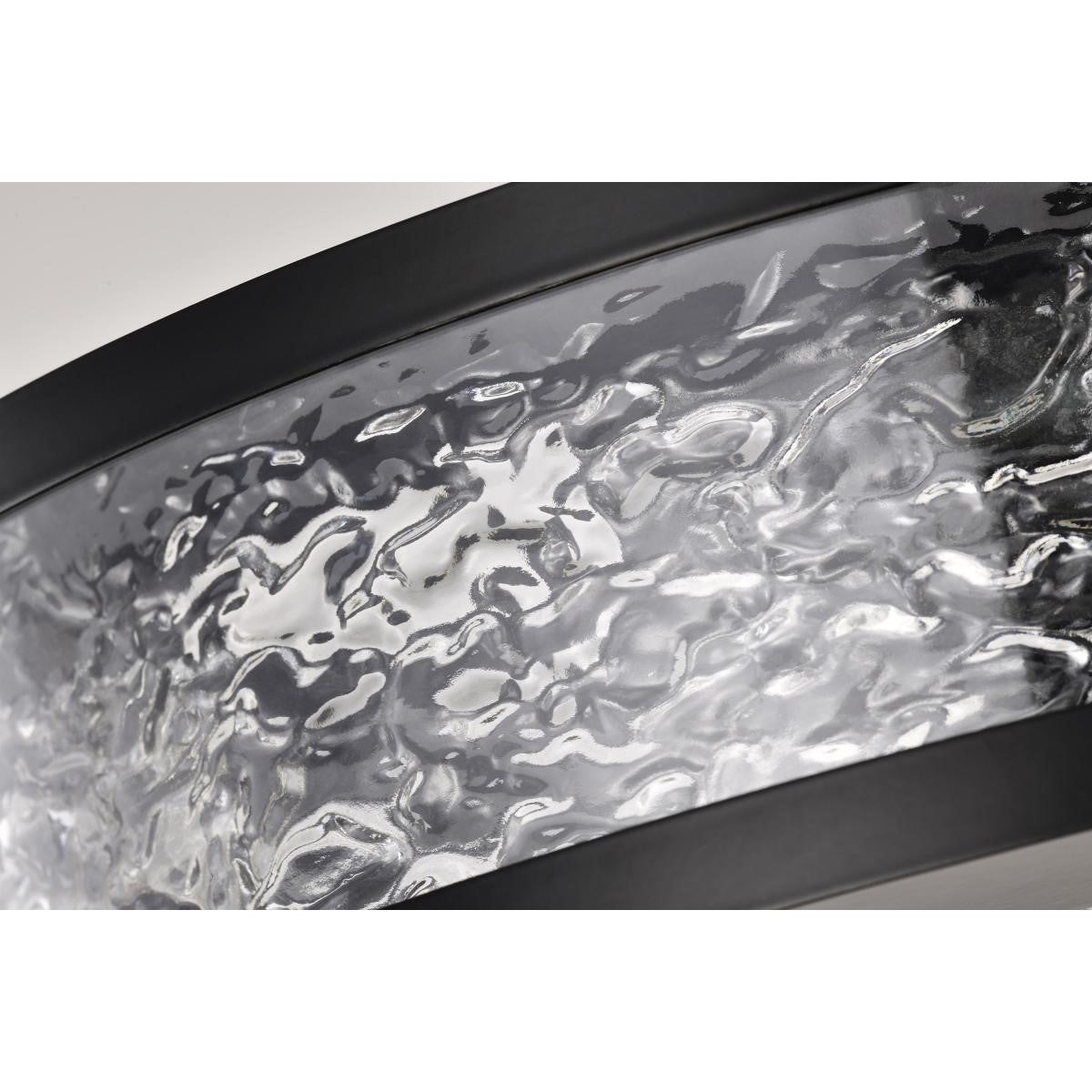 Darrow 13" LED Flush Mount, Matte Black Finish - Bees Lighting