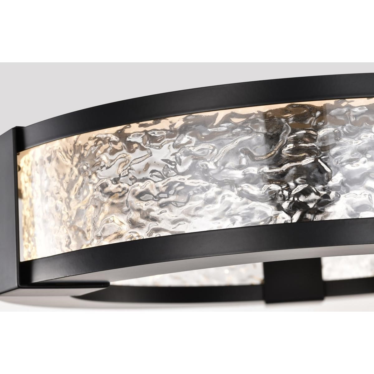 Darrow 13" LED Flush Mount, Matte Black Finish - Bees Lighting