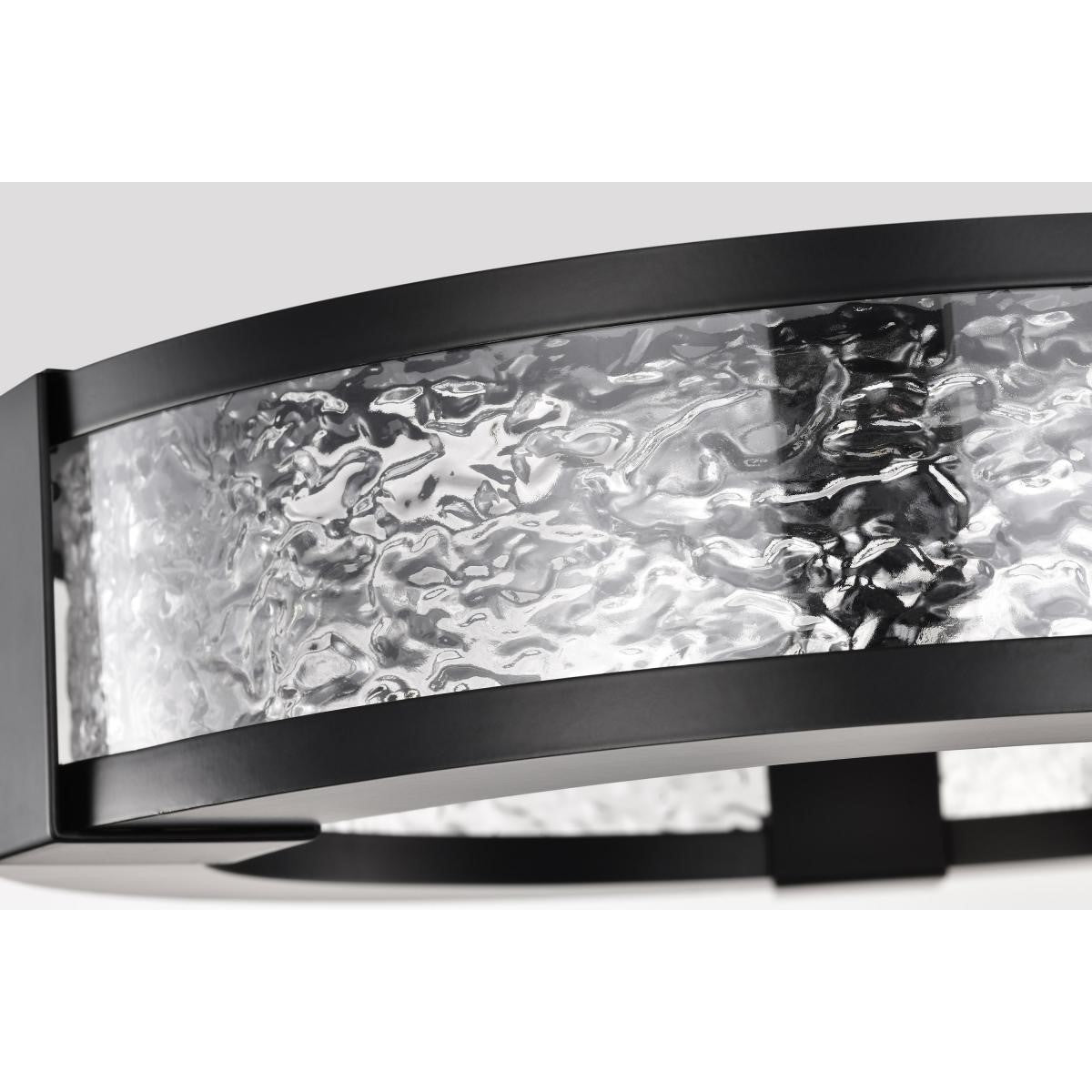 Darrow 13" LED Flush Mount, Matte Black Finish - Bees Lighting