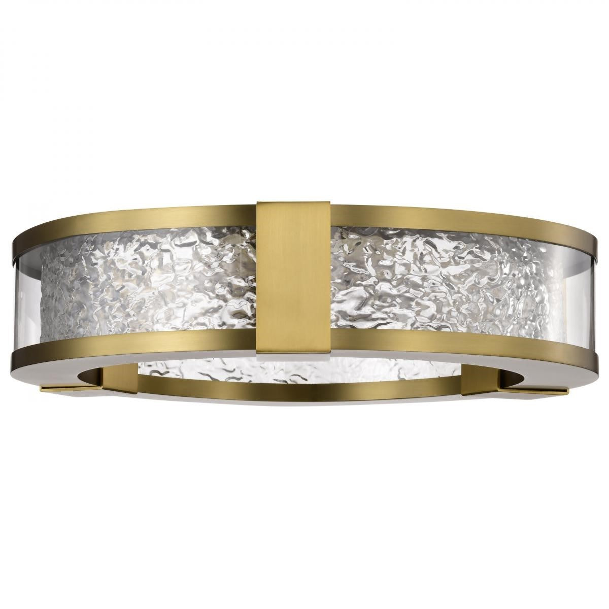 Darrow 13" LED Flush Mount Light, Acrylic Panels - Bees Lighting