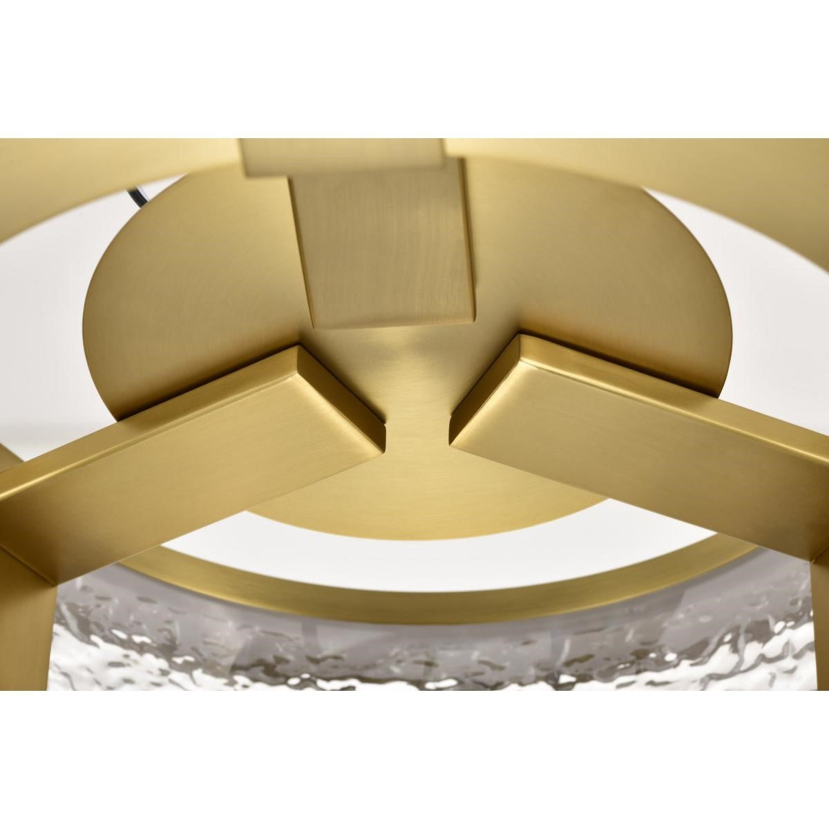 Darrow 13" LED Flush Mount Light, Acrylic Panels - Bees Lighting