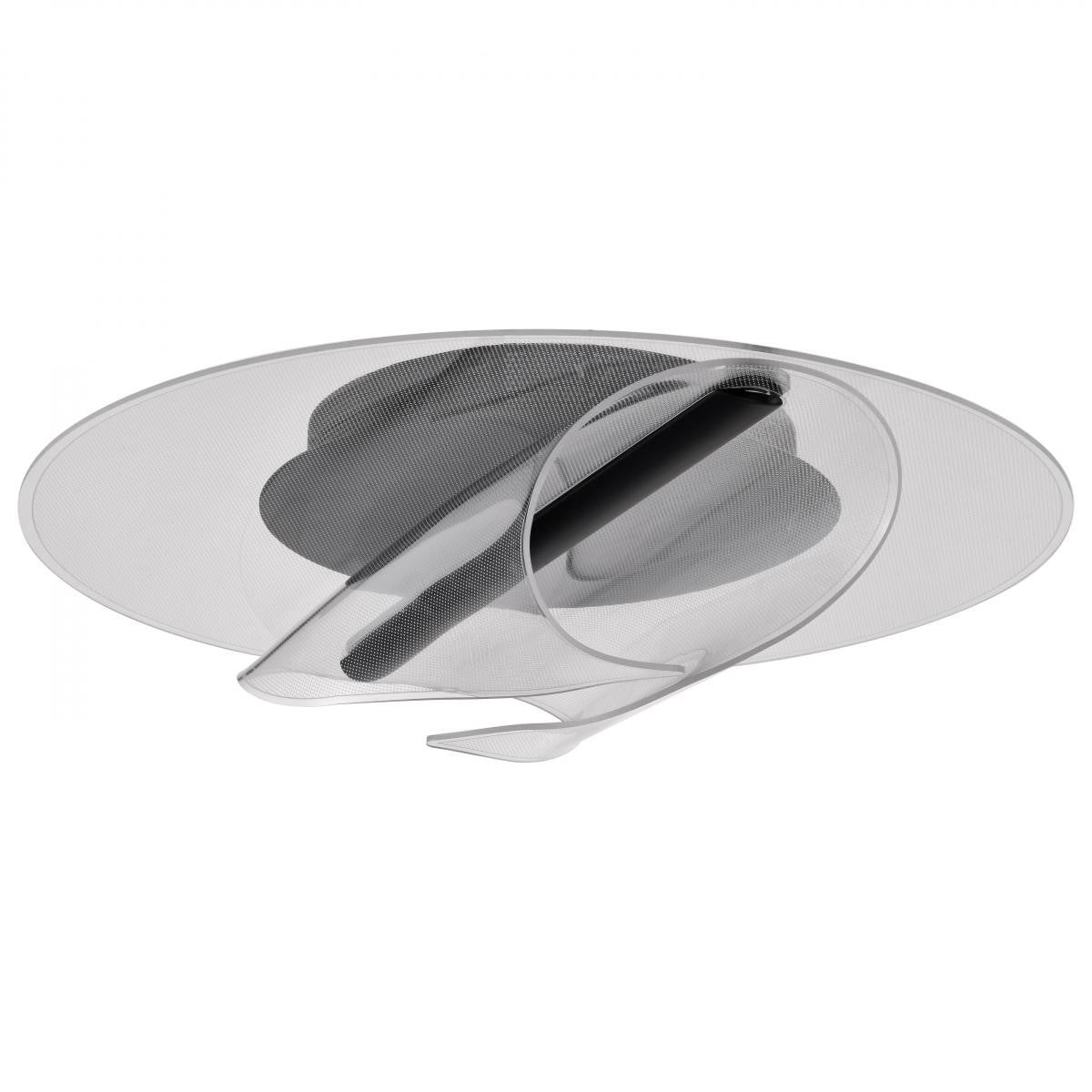 Geneva 18" LED Flush Mount, Matte Black Finish - Bees Lighting