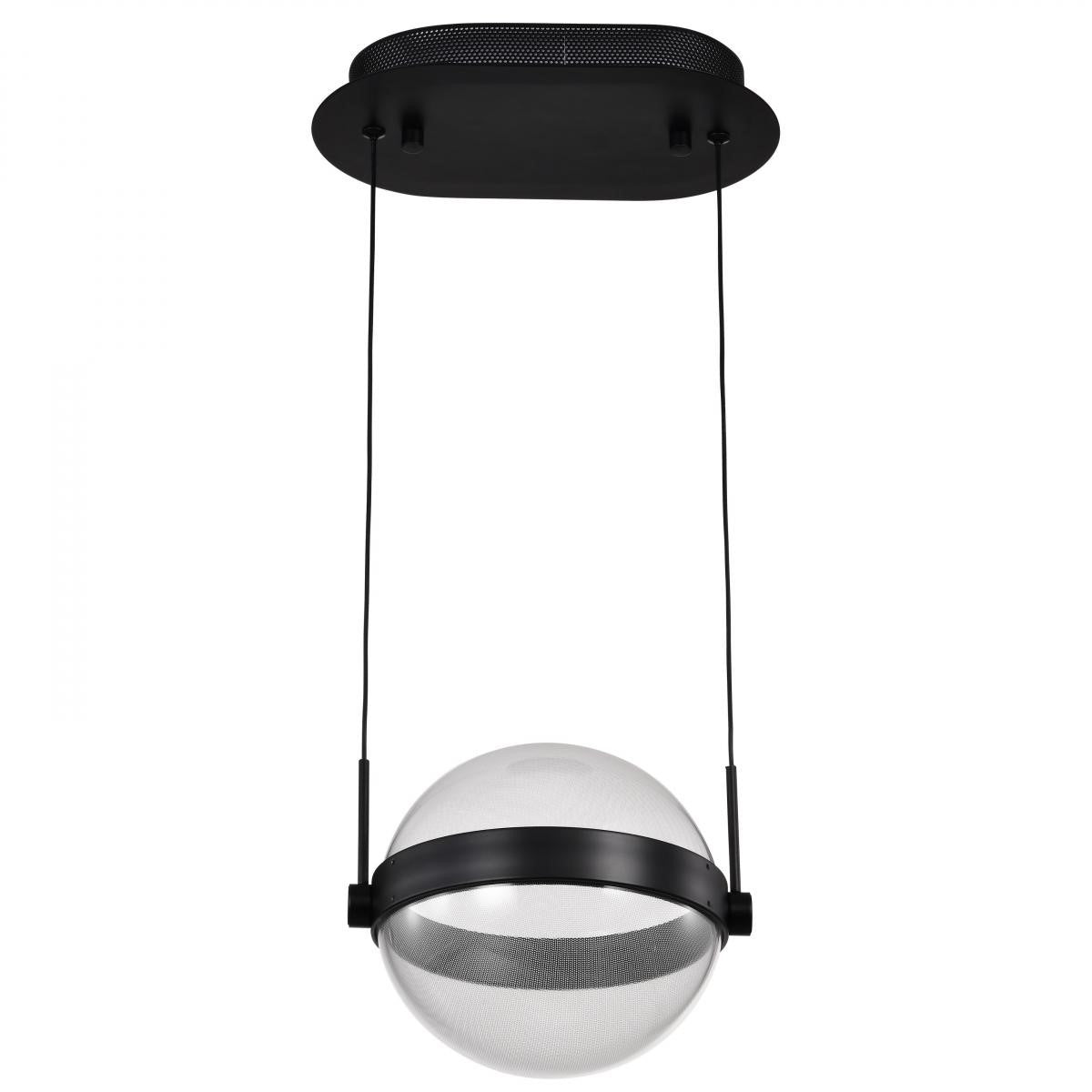 Arvada 8" LED Pendant, Matte Black Finish - Bees Lighting