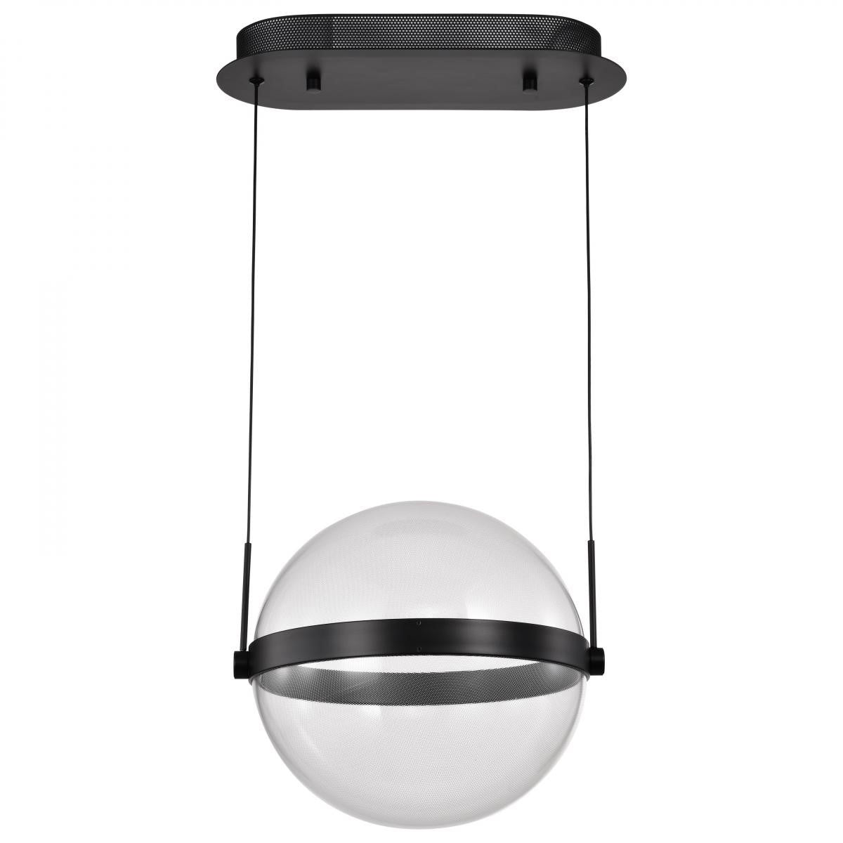 Arvada 12" LED Pendant, Matte Black Finish - Bees Lighting
