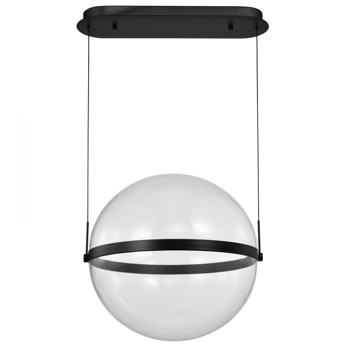 Arvada 20" LED Pendant, Matte Black Finish - Bees Lighting