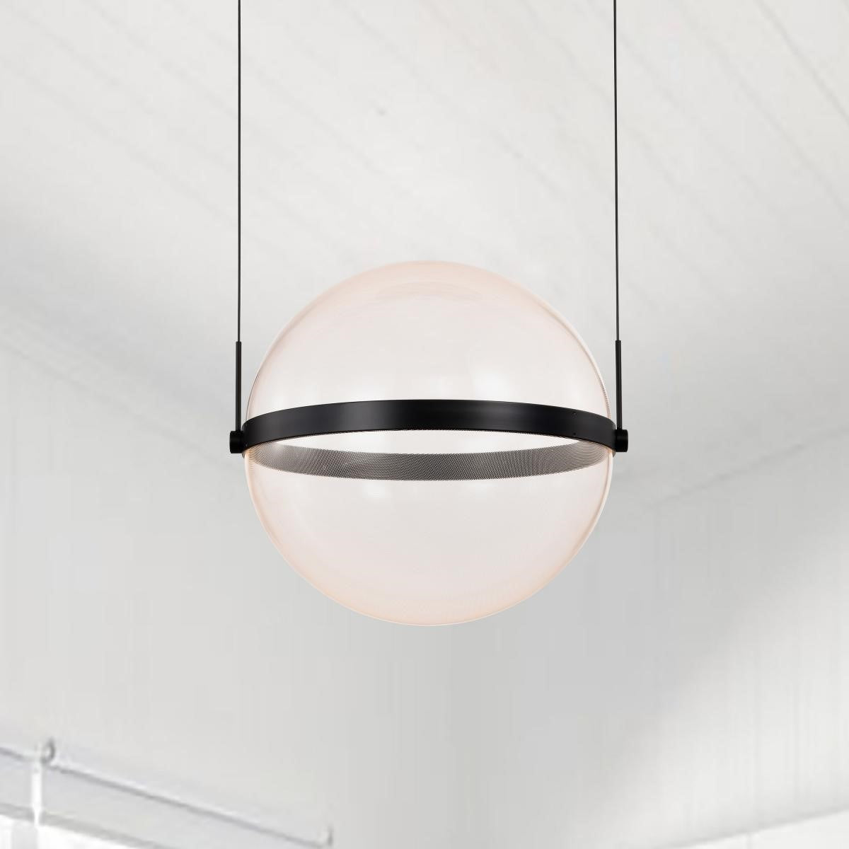Arvada 20" LED Pendant, Matte Black Finish - Bees Lighting