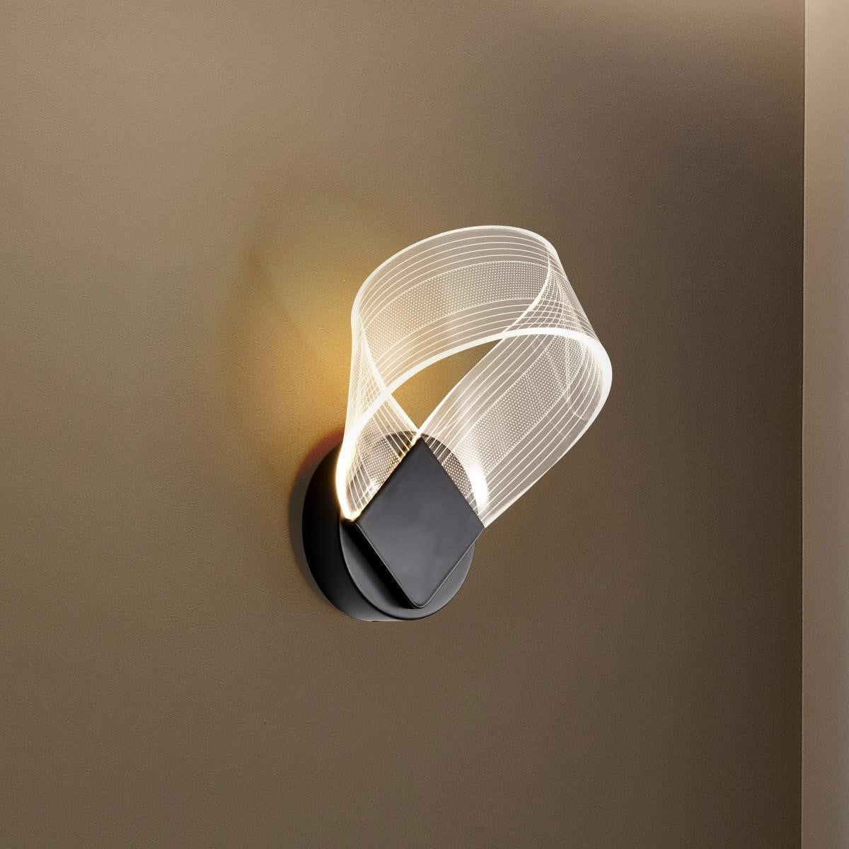 Barnett 10" LED Wall Sconce, Matte Black Finish - Bees Lighting