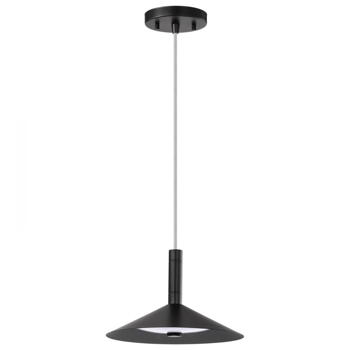 Corrine 10" LED Pendant, Matte Balck Finish - Bees Lighting