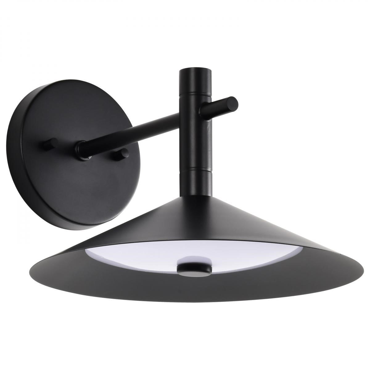 Corrine 10" LED Wall Sconce, Matte Black Finish - Bees Lighting