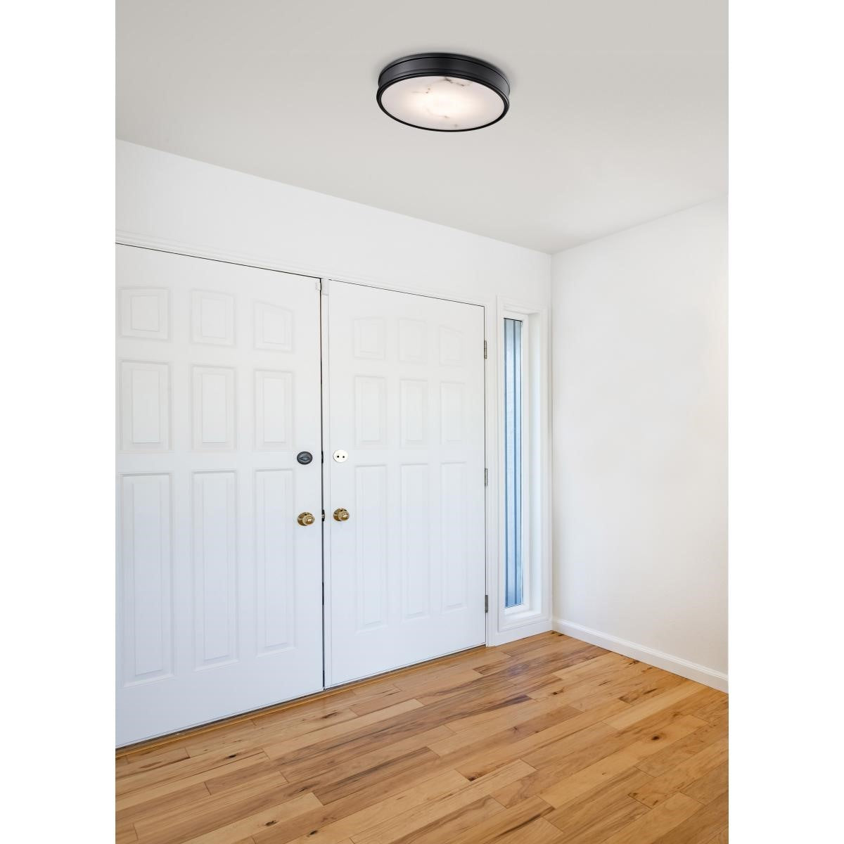 Kendall 14" LED Flush Mount Light, Matte Black Finish - Bees Lighting