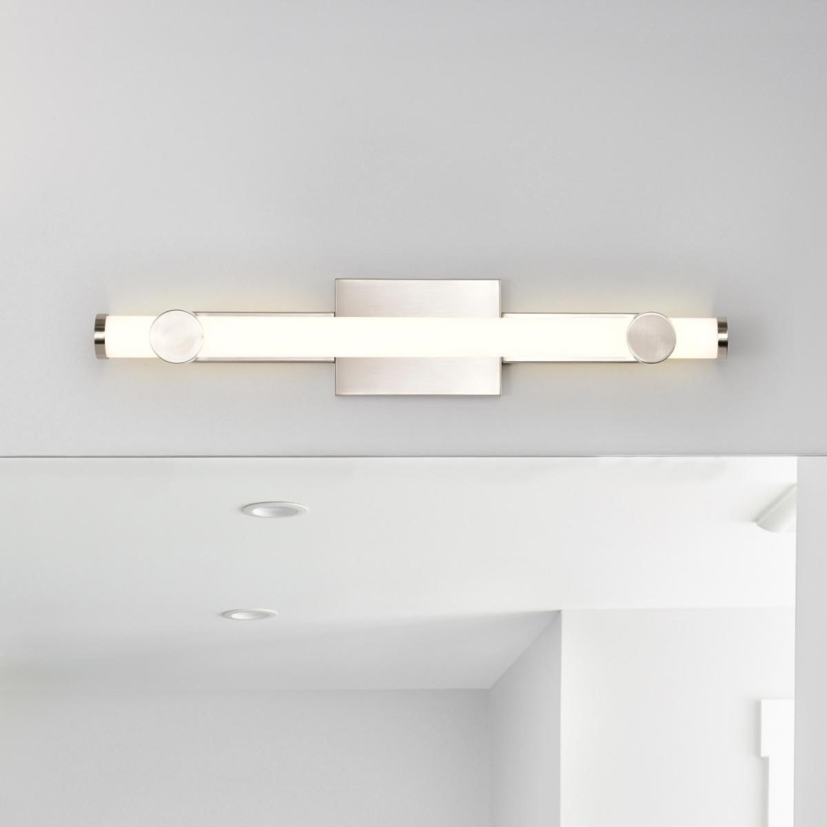 Bowman 24" LED Bathroom Vanity Light, Brushed Nickel Finish - Bees Lighting