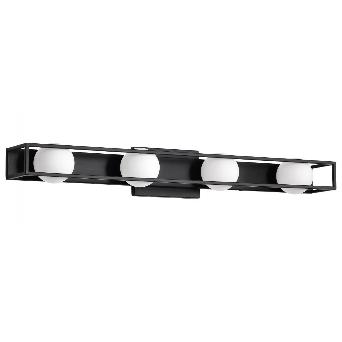 Jenkins LED Bathroom Vanity Light, Frosted Glass - Bees Lighting