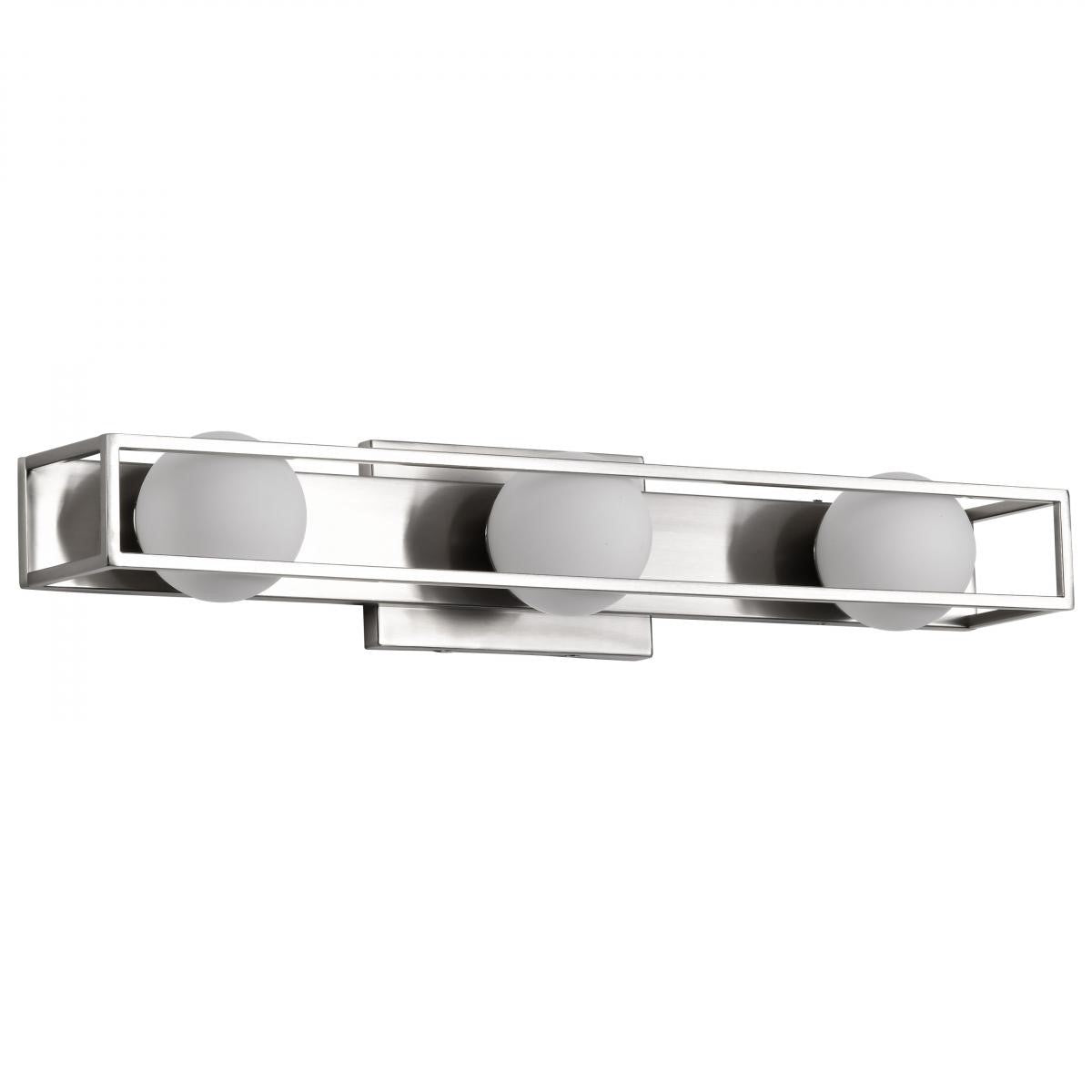 Jenkins LED Bathroom Vanity Light, Frosted Glass - Bees Lighting