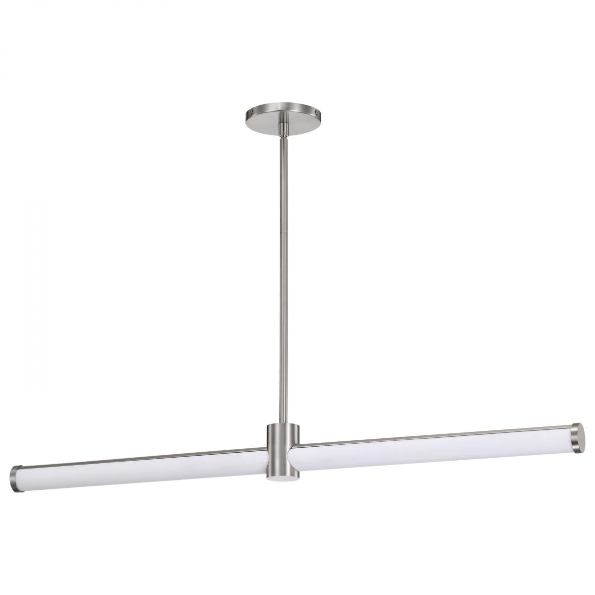 Bowman 36" LED Pendant, Brushed Nickel Finish - Bees Lighting