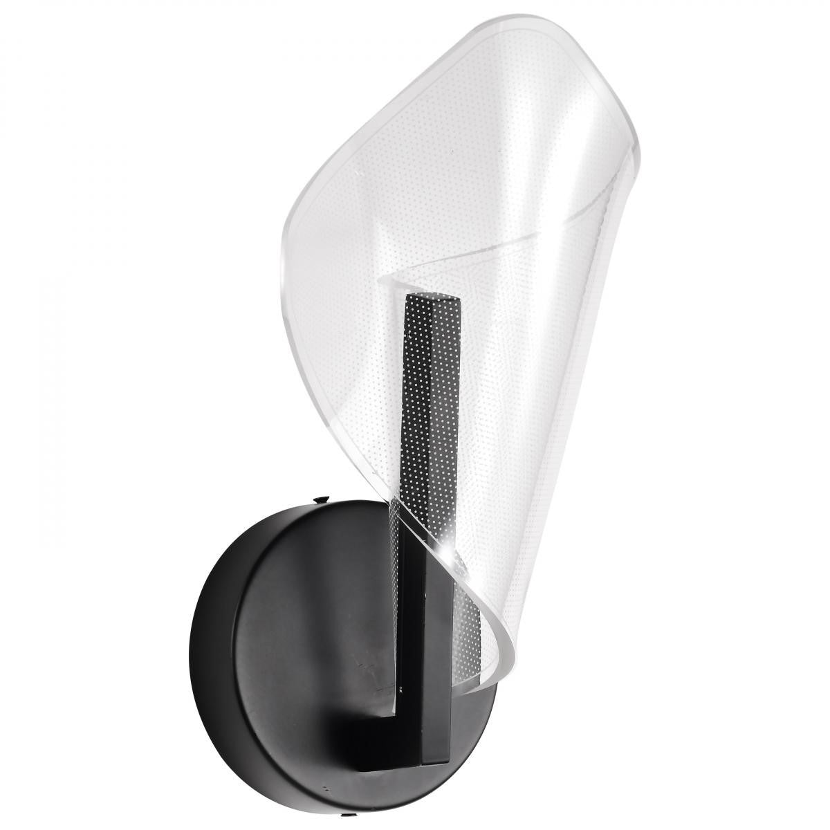 Sedona 13" LED Wall Sconce, Matte Black Finish - Bees Lighting