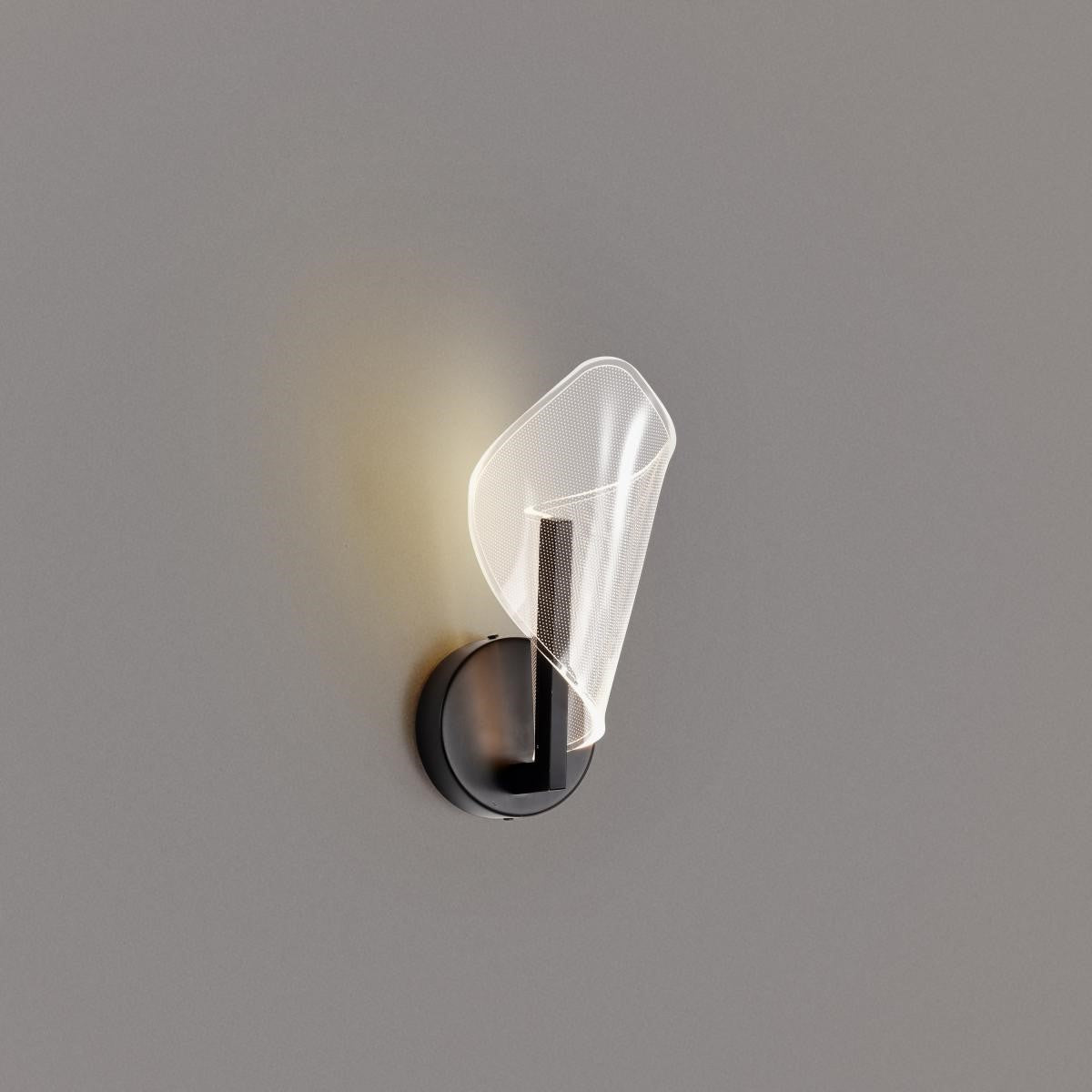 Sedona 13" LED Wall Sconce, Matte Black Finish - Bees Lighting