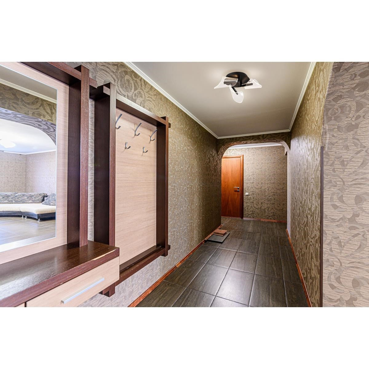 Sedona 22" LED Flush Mount, Matte Black Finish - Bees Lighting