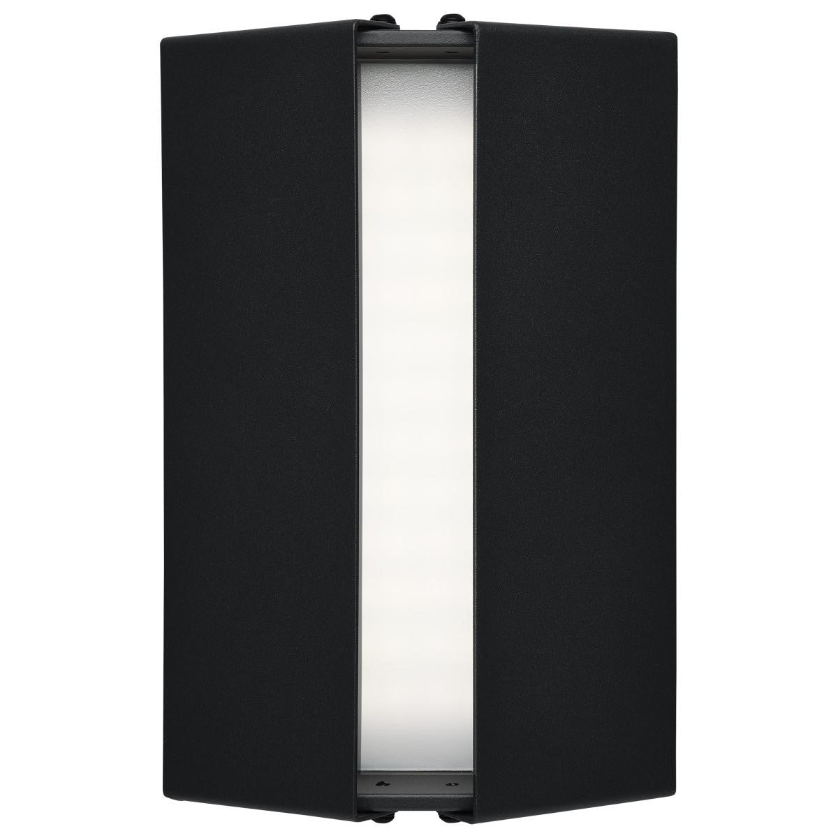 Peak 9" LED Wall Sconce, Selectable CCT, Matte Black Finish - Bees Lighting