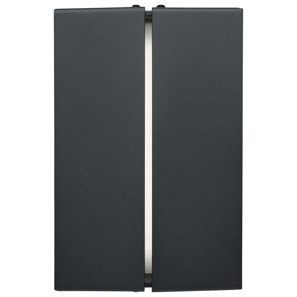 Peak 9" LED Wall Sconce, Selectable CCT, Matte Black Finish - Bees Lighting