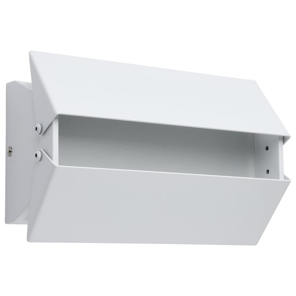 Peak 9" LED Wall Sconce, Selectable CCT, Matte White Finish - Bees Lighting