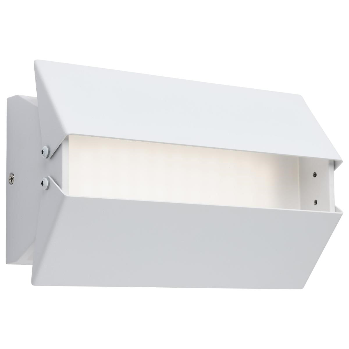 Peak 9" LED Wall Sconce, Selectable CCT, Matte White Finish - Bees Lighting
