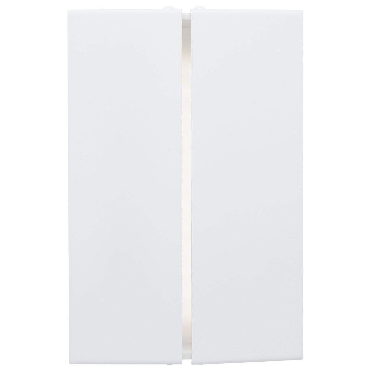 Peak 9" LED Wall Sconce, Selectable CCT, Matte White Finish - Bees Lighting