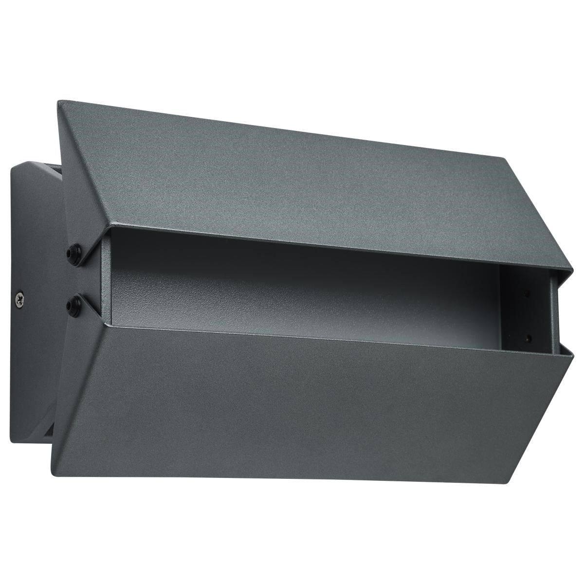 Peak 9" LED Wall Sconce, Selectable CCT, Matte Gray Finish - Bees Lighting